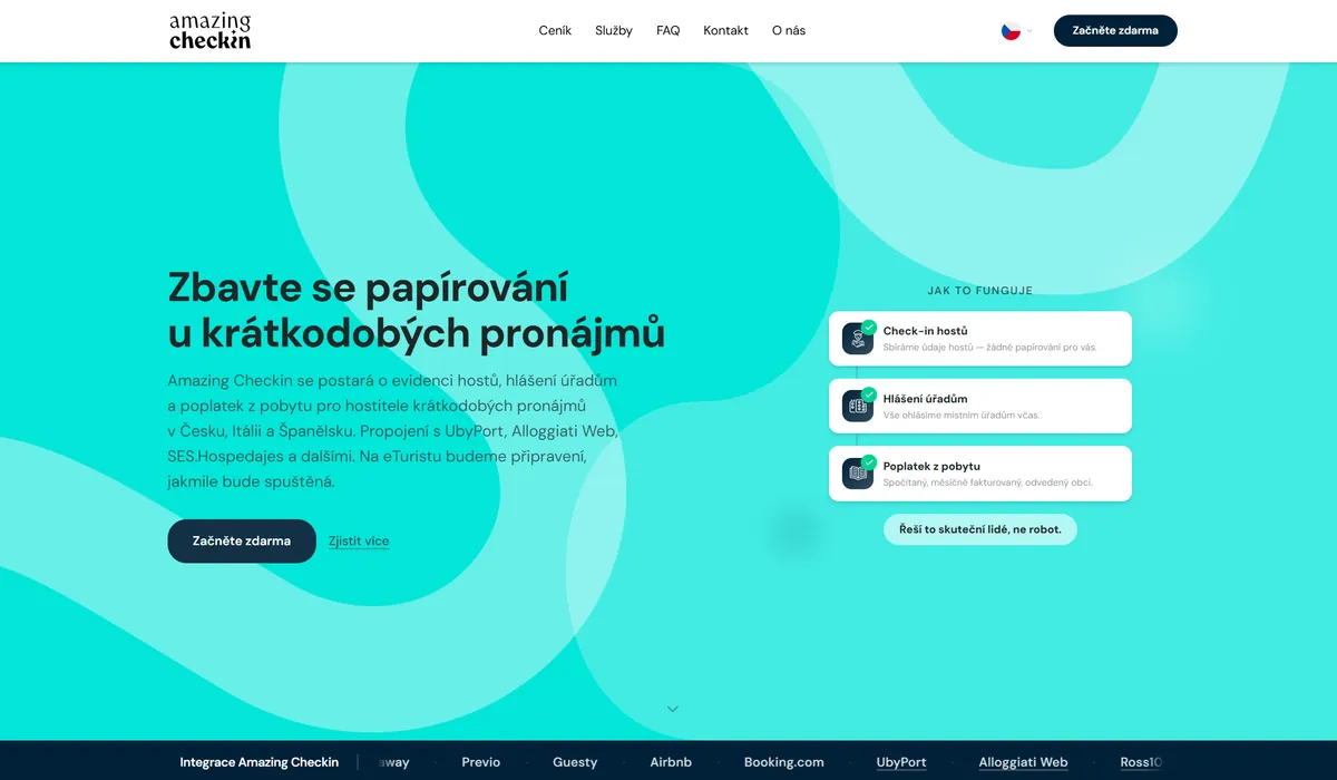 Amazing Checkin — short-term rental guest check-in platform